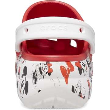 Chic Crocs Women's Disney Minnie Mouse Platform Clogs