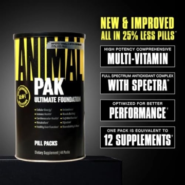 Animal Pak All-in-One Vitamin & Supplement Pack for Athletes