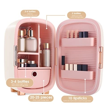 IKER 12L Mini Beauty Fridge for Skincare and Makeup