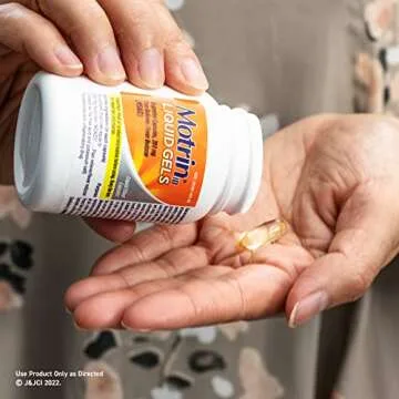 Motrin IB Liquid Gels for Pain Relief and Fever Reduction