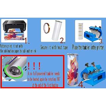 Tumbler Heat Press，Tumbler Press Machine 20 and 30 oz，Tumbler Heat Press Machine 110V，Tumbler Press for 10oz-17oz,20oz- 32oz，Display is not Fragile，Easiest Operation，Unique DIY Gifts for Anniversary