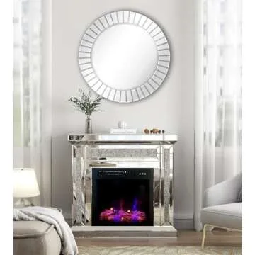 Elegant 32-Inch EyeArtHouse Wall Mounted Mirror