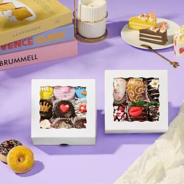 Elegant 100PCS Cookies Boxes for Every Occasion