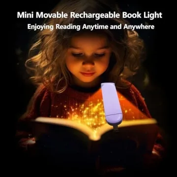 VAVOFO Rechargeable Book Light, Eye-Care LED 6 Modes