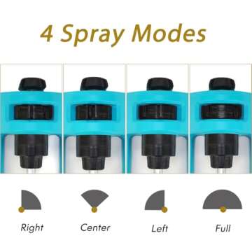 Lawn Sprinkler with Brass Nozzles for Garden Coverage