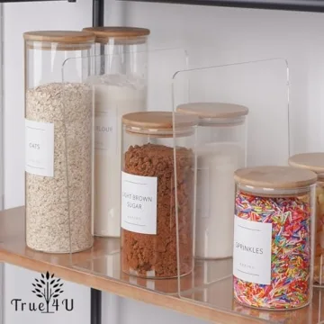 Acrylic Shelf Dividers for Easy Closet Organization