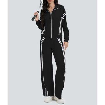 Casly Lamiit Women's Two Piece Lounge Set for Travel Comfort