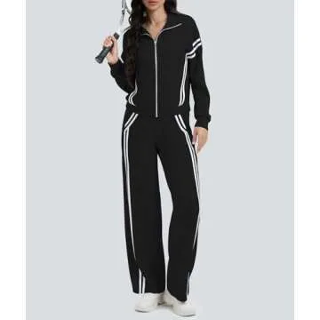 Casly Lamiit Women's Two Piece Lounge Set for Travel Comfort