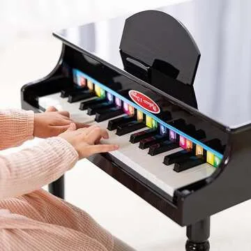 Melissa & Doug Classic Grand Piano with 30 Keys for Kids