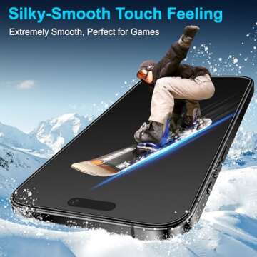 Mothca Matte Glass Screen Protector for iPhone 16 Pro Max