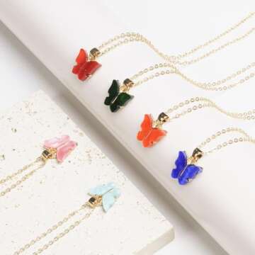 Adoshine Butterfly Bohemian Necklace for Women
