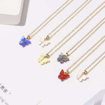 Adoshine Butterfly Bohemian Necklace for Women