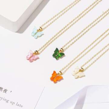 Adoshine Butterfly Bohemian Necklace for Women