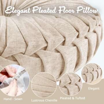Intelligent Design Loretta Floor Pillow - Luxury & Comfort