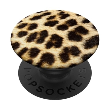 leopard animal print y2k PopSockets Standard PopGrip