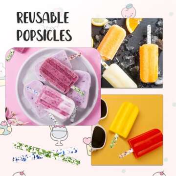 30pcs 4.5 Inch Acrylic Sticks, Reusable Ice Cream Sticks, Cake Molds, Ice Cream Sticks, Mini Ice Cream Sticks, Cake Sticks, for Homemade Ice Cream, Cakes, DIY Art (Transparent+Colorful Colors)