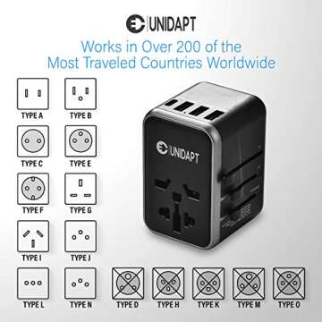 61W Travel Adapter with GaN Fast Charging Technology