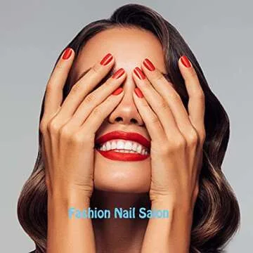 ANDGING Long Press on Nails Square Ballet Brown Fake Nails Glue on Nails with Colorful Floral Heart Design Manicure Acrylic Women False Nails with Glue Gel Stick on Nail for Wedding Birthday DKL565A