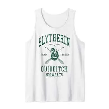 Harry Potter Deathly Hallows Slytherin Quidditch Seeker Tank Top