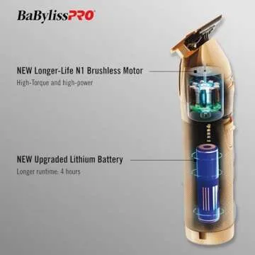 BaBylissPRO GOLDFX+ All Metal Lithium Trimmer