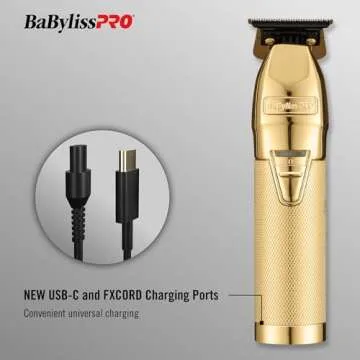 BaBylissPRO GOLDFX+ All Metal Lithium Trimmer