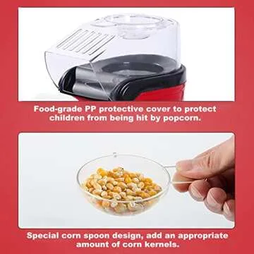 Fast Hot Mini Air Popcorn Popper for Healthy Snacking