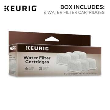 Keurig Replacement Water Filter Cartridges - 6 Pack