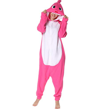 Markest Unisex Adult Shark Pajamas - Comfortable Cosplay Onesie for All