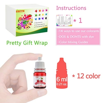 Vibrant 12 Color Bath Bomb Soap Dye for Safe DIY Crafts