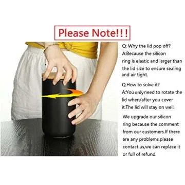 Ceramic Food Storage Jar with Bamboo Lid for Freshness