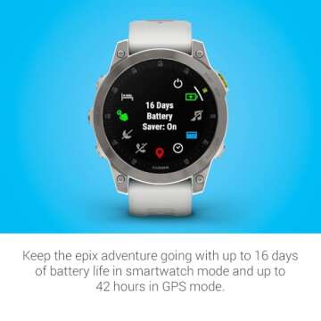 Garmin Epix Gen 2 Premium Smartwatch - Renewed & Bundled