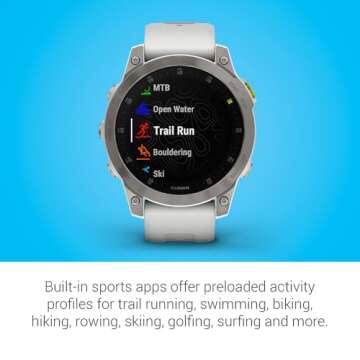 Garmin Epix Gen 2 Premium Smartwatch - Renewed & Bundled