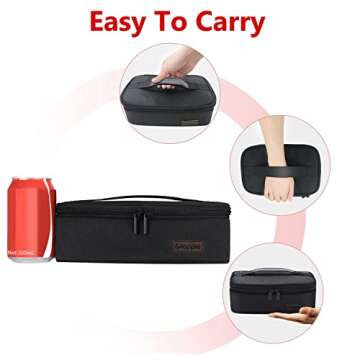 Gloppie Small Lunch Bag - Compact Insulated Lunch Box for Work, School & Travel