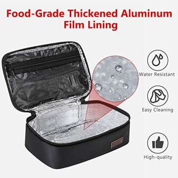 Compact Gloppie Insulated Lunch Bag for Work & School