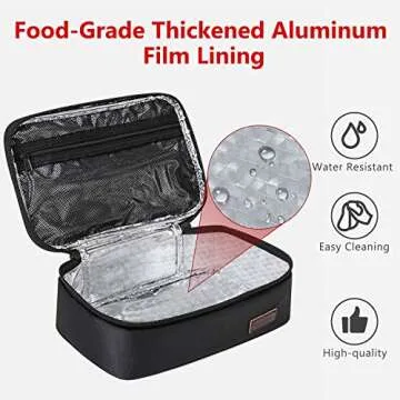 Compact Gloppie Insulated Lunch Bag for Work & School