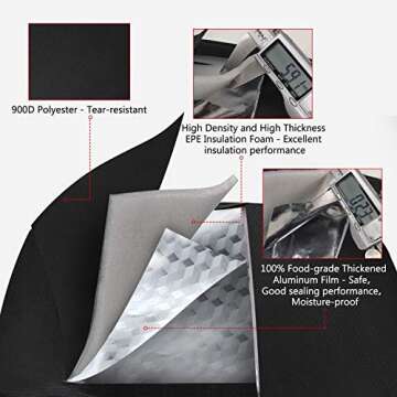 Compact Gloppie Insulated Lunch Bag for Work & School