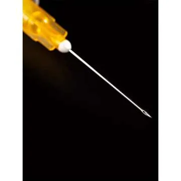 100Pack Disposable Sterile Needles 25G-1IN for Precision