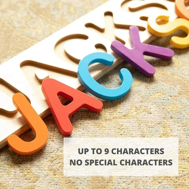 Personalized Wooden Name Puzzle for Kids