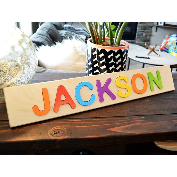 Personalized Wooden Name Puzzle for Kids