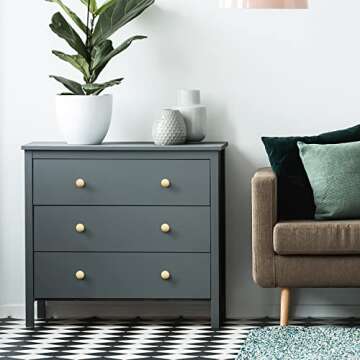 Ravinte 30 Pack Solid Knobs for Stylish Cabinets and Drawers