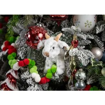 The Petting Zoo Goat Stuffed Animal Plushie, Gifts for Kids, Wild Onez Babiez Farm Animals, Goat Plush Toy 6 inches