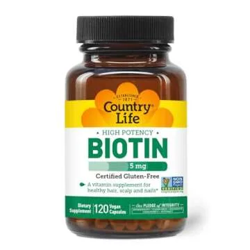 Country Life Country Life Biotin 5 mg Vegicaps, 120 Count
