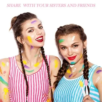 Silicone Exfoliating Lip Brushes - Set of 30 in 6 Colors