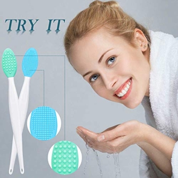 Silicone Exfoliating Lip Brushes - Set of 30 in 6 Colors