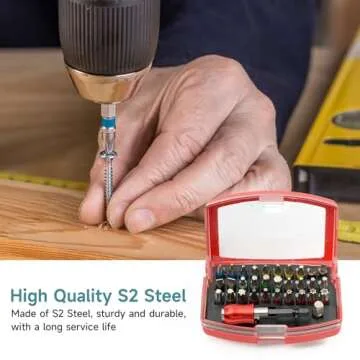 YOSIGHT 32Pcs Screwdriver Bits Set for Versatile Support