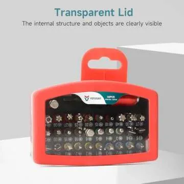 YOSIGHT 32Pcs Screwdriver Bits Set for Versatile Support