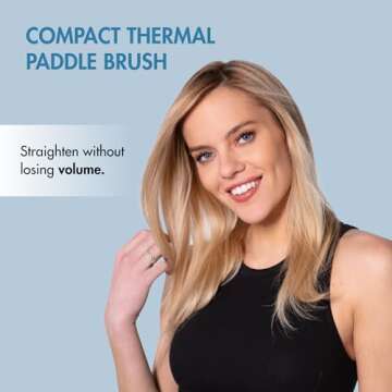 BaBylissPRO Compact Paddle Brush for Hair Care