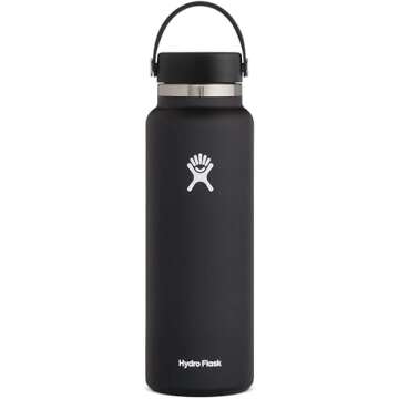 Hydro Flask Wide Flex Cap Black 40 Oz