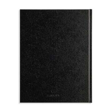 Pentalic - 11"x 14" Hardbound Sketchbook, 110 Sheets, Black