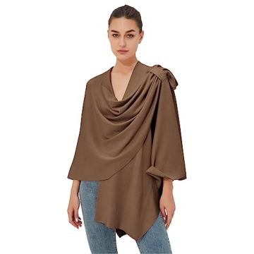 Elegant PULI Women's Poncho Shawl for All Occasions